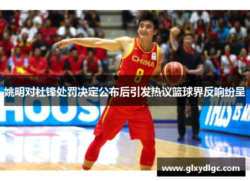 姚明对杜锋处罚决定公布后引发热议篮球界反响纷呈