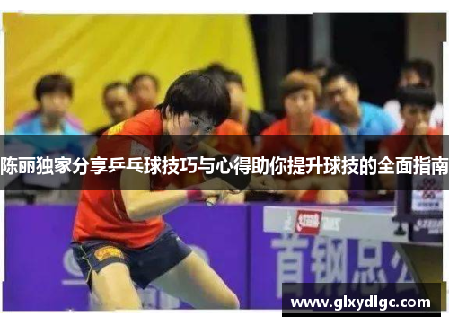 陈丽独家分享乒乓球技巧与心得助你提升球技的全面指南